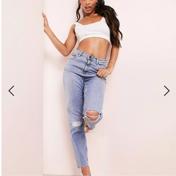 ASOS Farleigh High Waisted Slim Mom Jeans - Picture 6 of 16